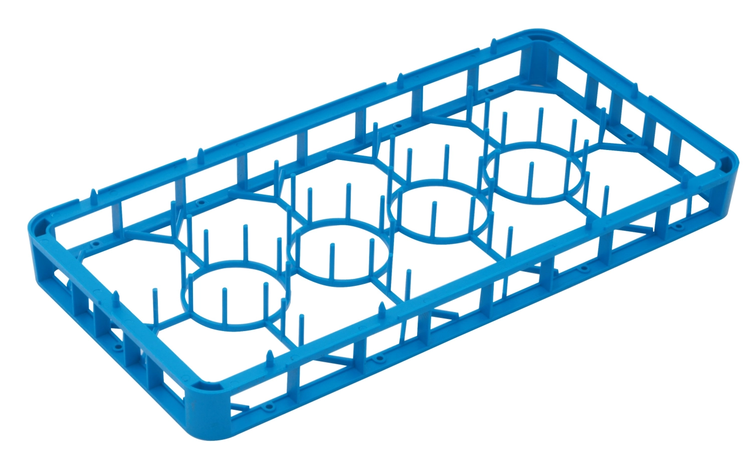 Image de Gastronorm - Accessoire pour panier à verres 14 compartiments 50 x 25 x 6 cm bleu