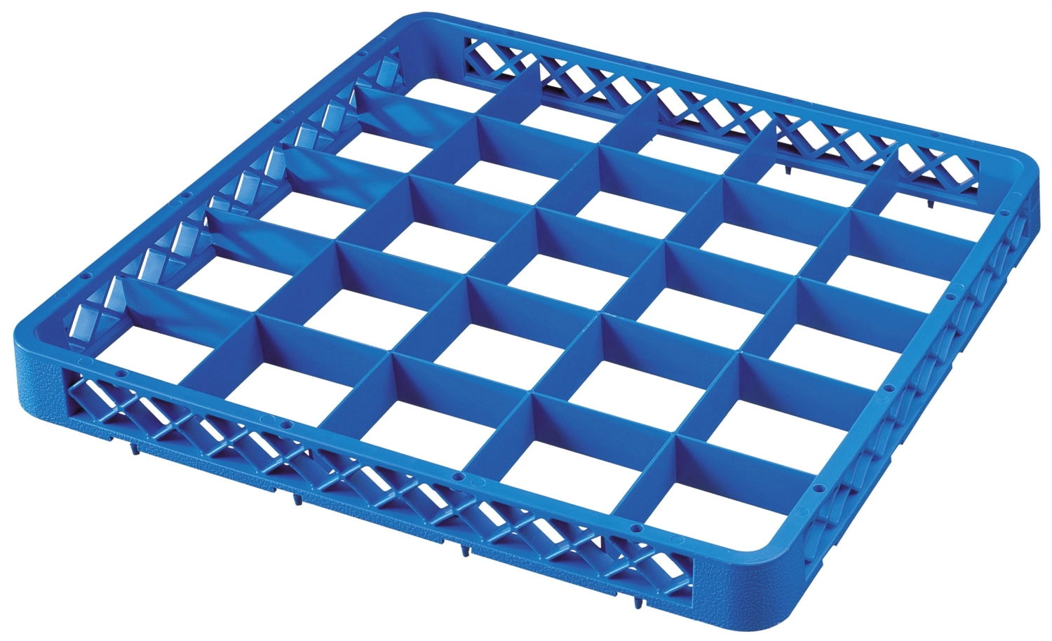 Image de Gastronorm - Accessoire pour panier à verres 25 compartiments bleu