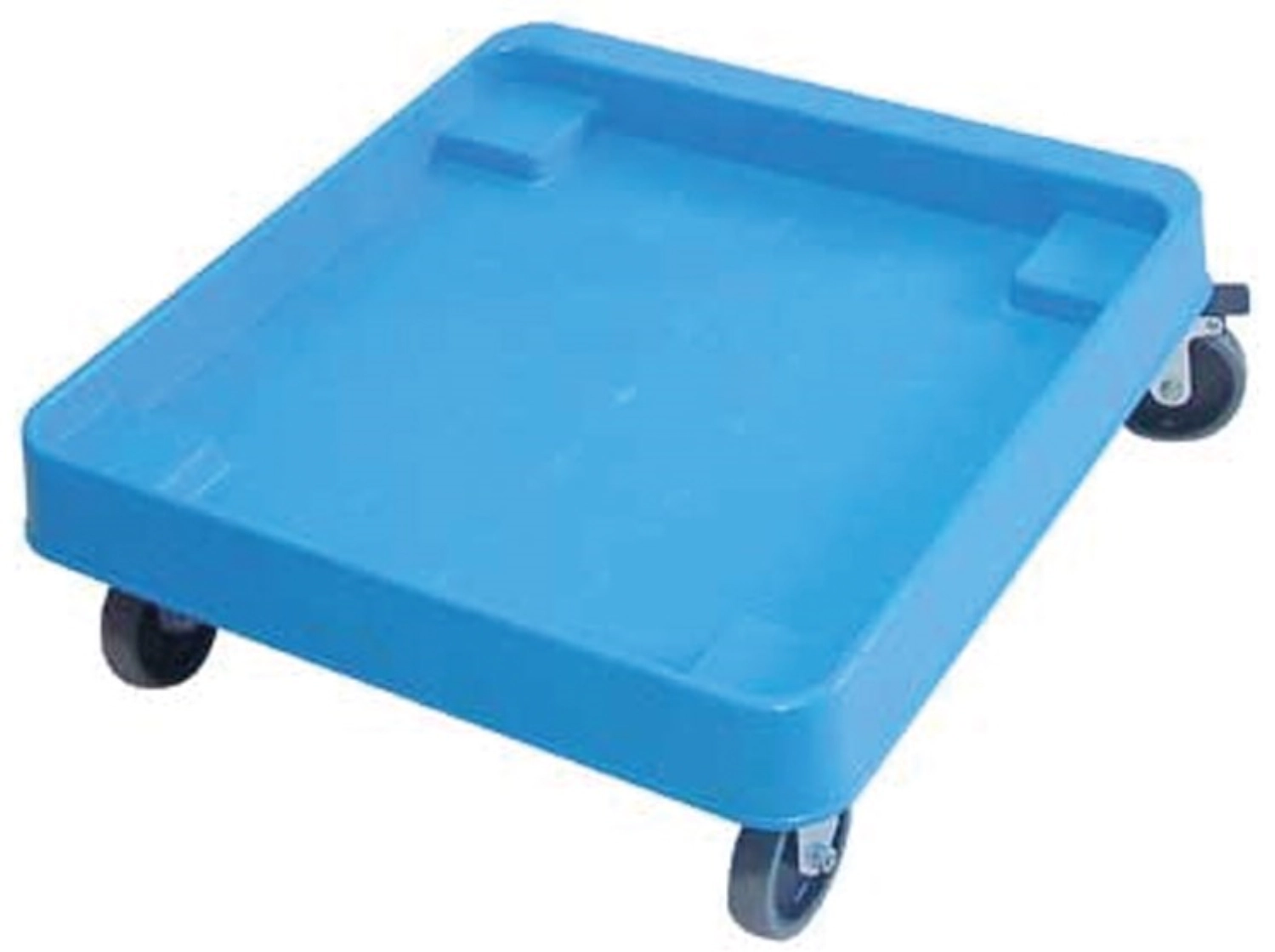 Bild von Gastronorm - Geschirrkorb Rollwagen blau ohne Griff 57.5 x 54.5 x 21 cm