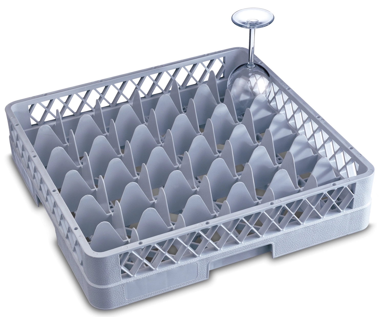 Bild von Gastronorm - Gläser Spülkorb Grundkorb 36 Fächer max Glas H 8.8 cm D 7.25 cm
