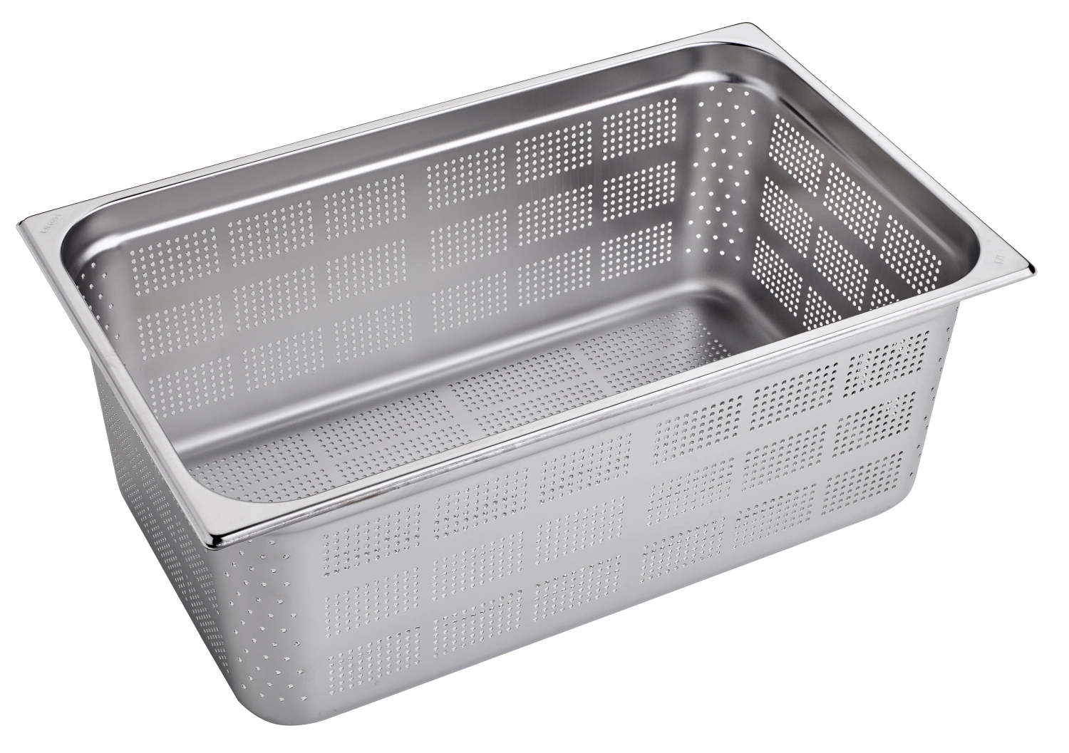 Bild von Gastronorm - GN Behälter 1/1 Edelstahl gelocht H 20 cm