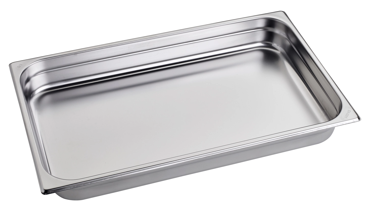 Bild von Gastronorm - GN Behälter 1/1 Edelstahl H 6.5 cm