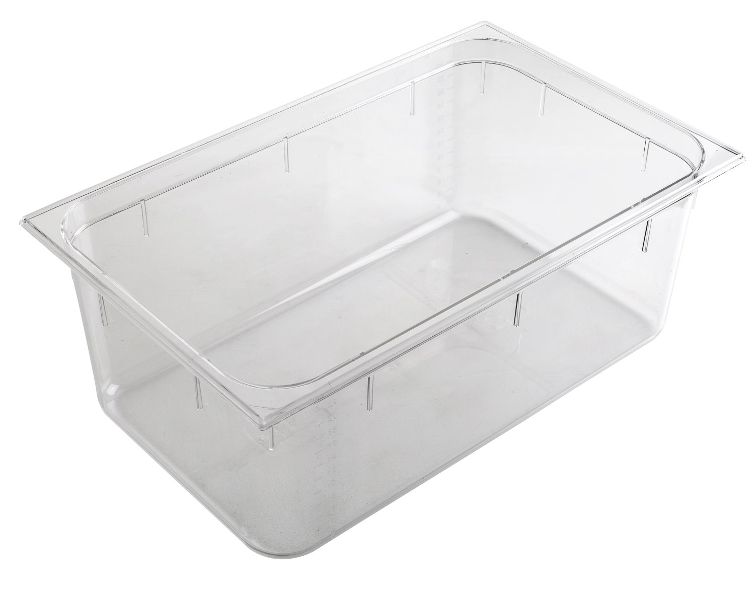 Bild von Gastronorm - GN Behälter 1/1 Polycarbonat H 20 cm transparent