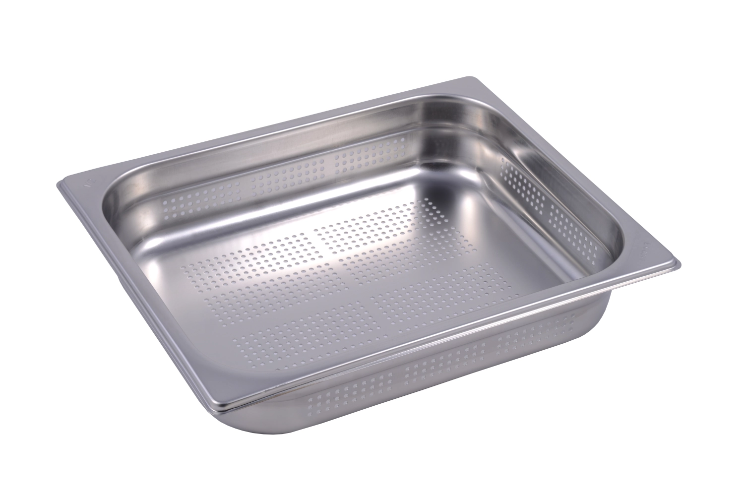Bild von Gastronorm - GN Behälter 1/2 Edelstahl gelocht H 6.5 cm