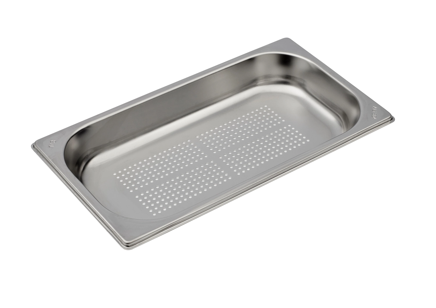 Picture of Gastronorm - GN Container 1/3 Stainless Steel H 4 cm perforated