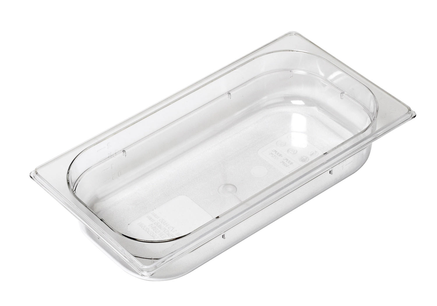 Bild von Gastronorm - GN Behälter 1/3 Polycarbonat H 6.5 cm transparent