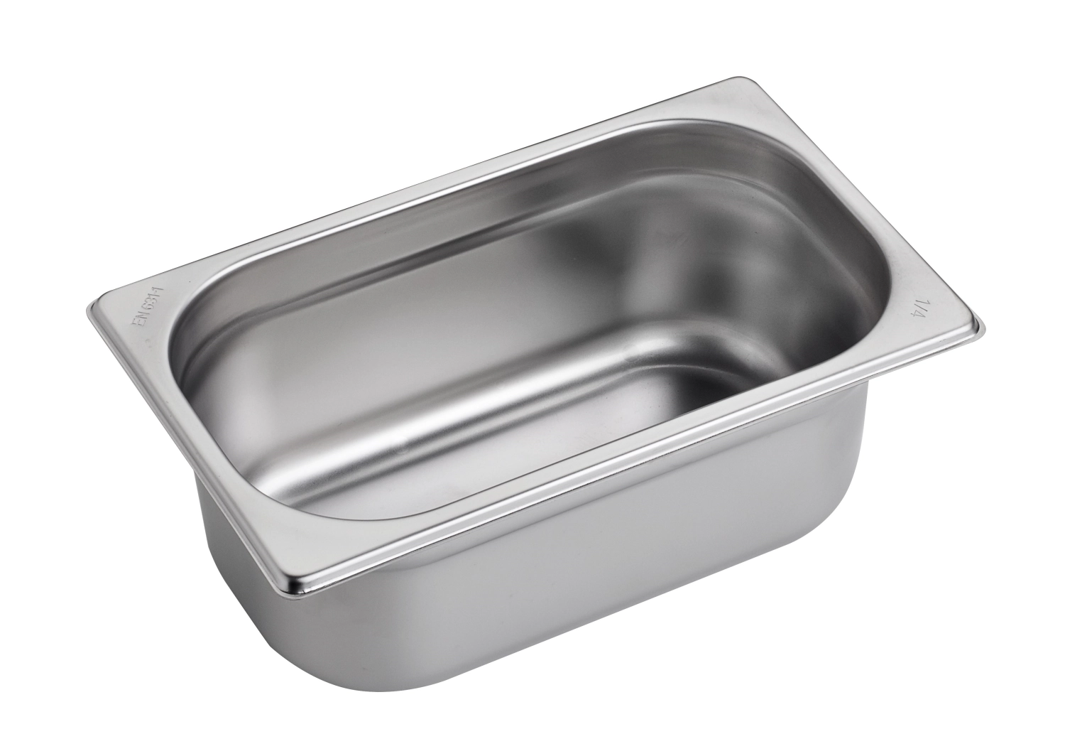 Bild von Gastronorm - GN Behälter 1/4 Edelstahl H 10 cm