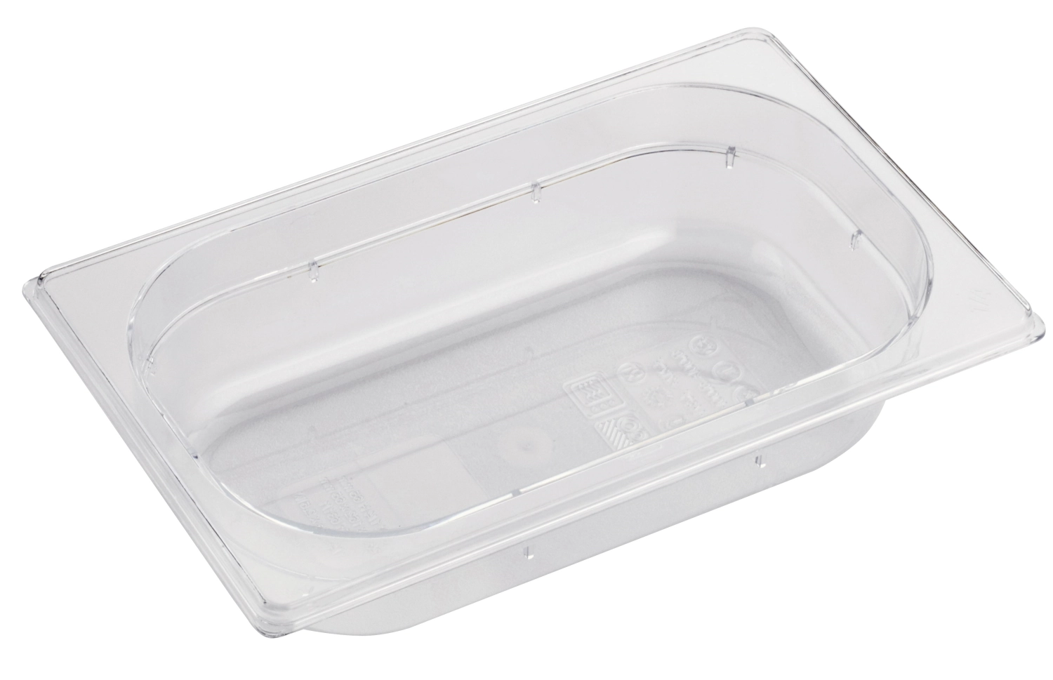 Bild von Gastronorm - GN Behälter 1/4 Polycarbonat H 6.5 cm transparent