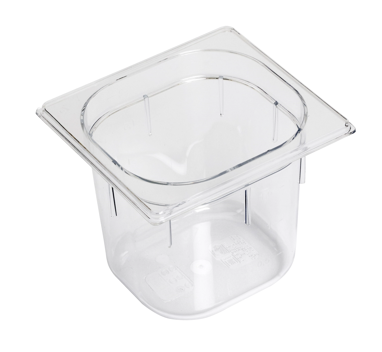 Bild von Gastronorm - GN Behälter 1/6 Polycarbonat H 15 cm transparent