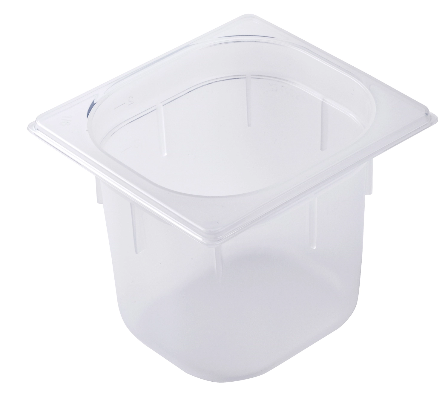 Bild von Gastronorm - GN Behälter 1/6 Polypropylen H 15 cm semitransparent