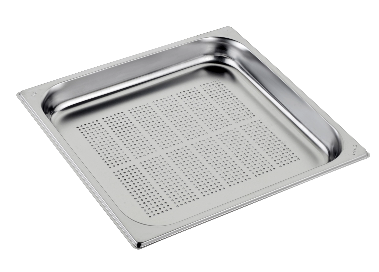 Picture of Gastronorm - GN Container 2/3 Stainless Steel H 2 cm perforated