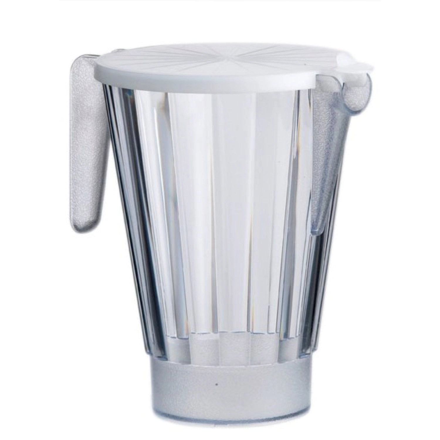 Bild von Gastronorm - Krug mit Deckel 1.5 lt Kunststoff transparent stapelbar weiss