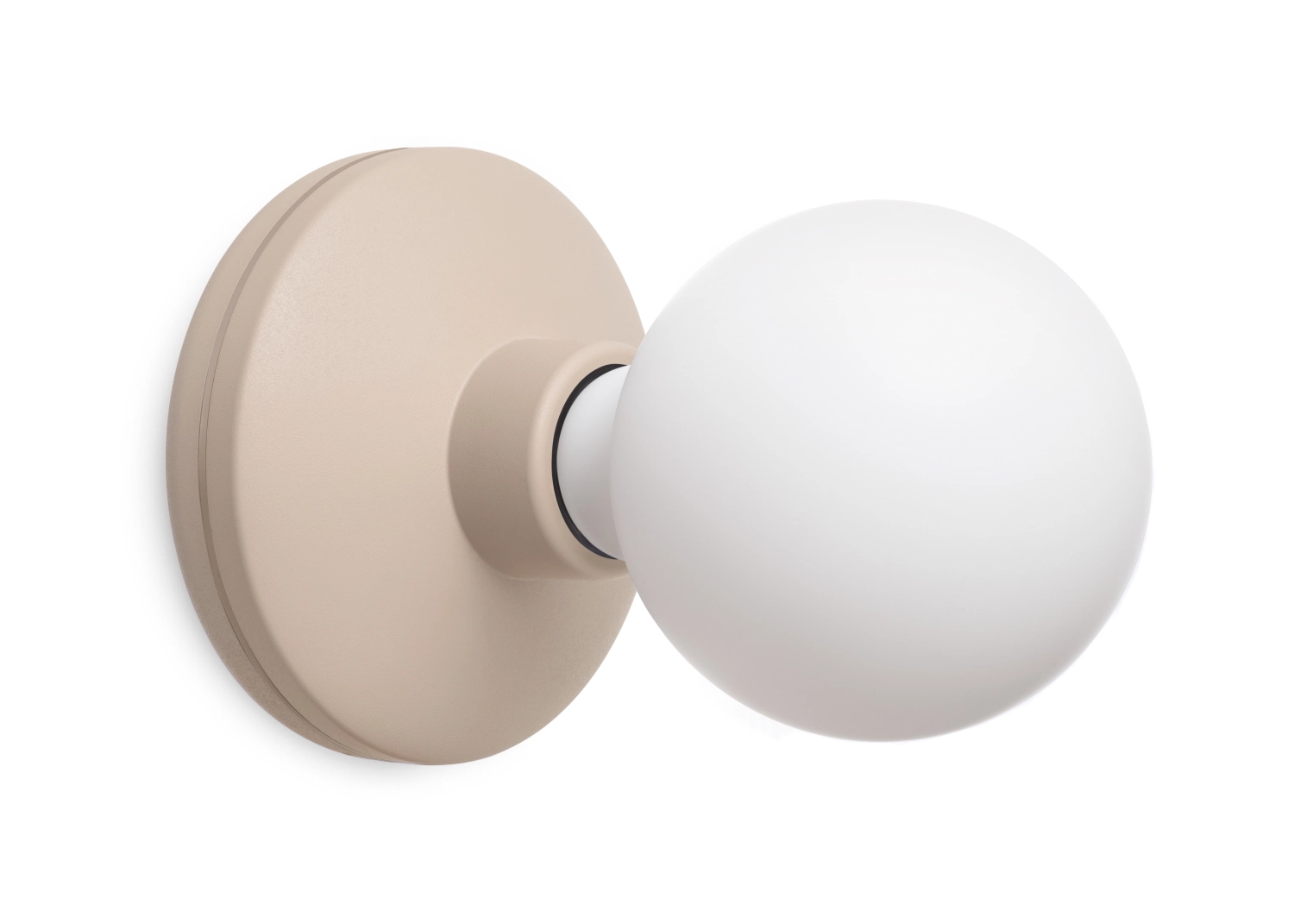 Bild von Humble Light - Humble Bee wall light linen frosted 18 x 12 cm