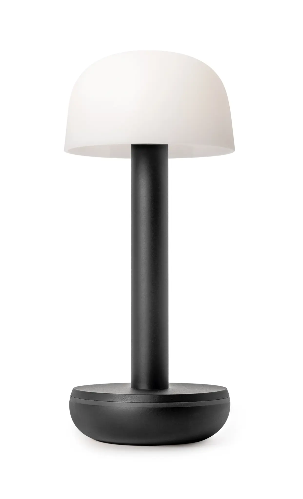 Bild von Humble Light - Two black u. frosted 21.2 x 8.8 cm