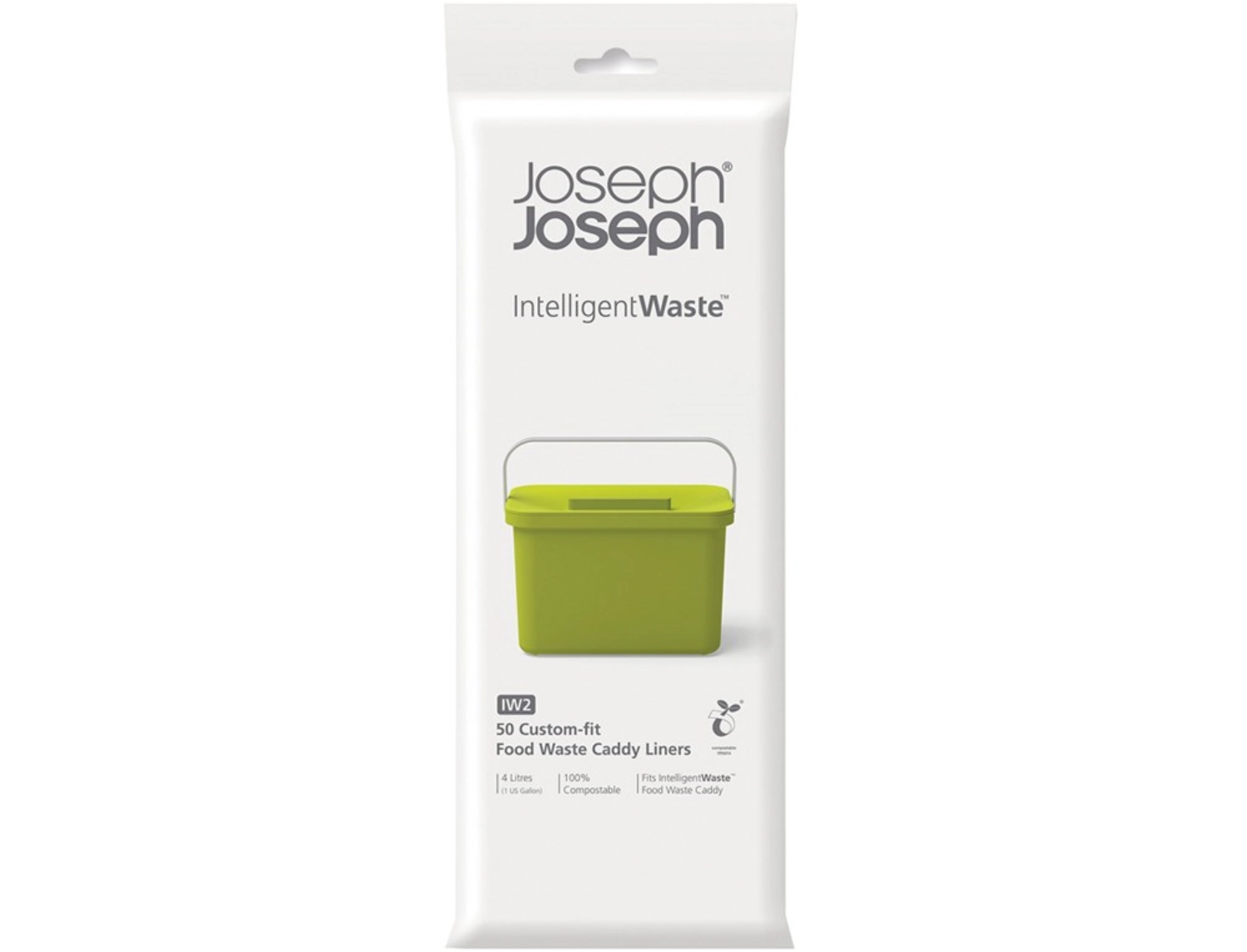 Bild von Joseph Joseph - 50er Pack IW2 Abfallbeutel kompostierbar 4 l