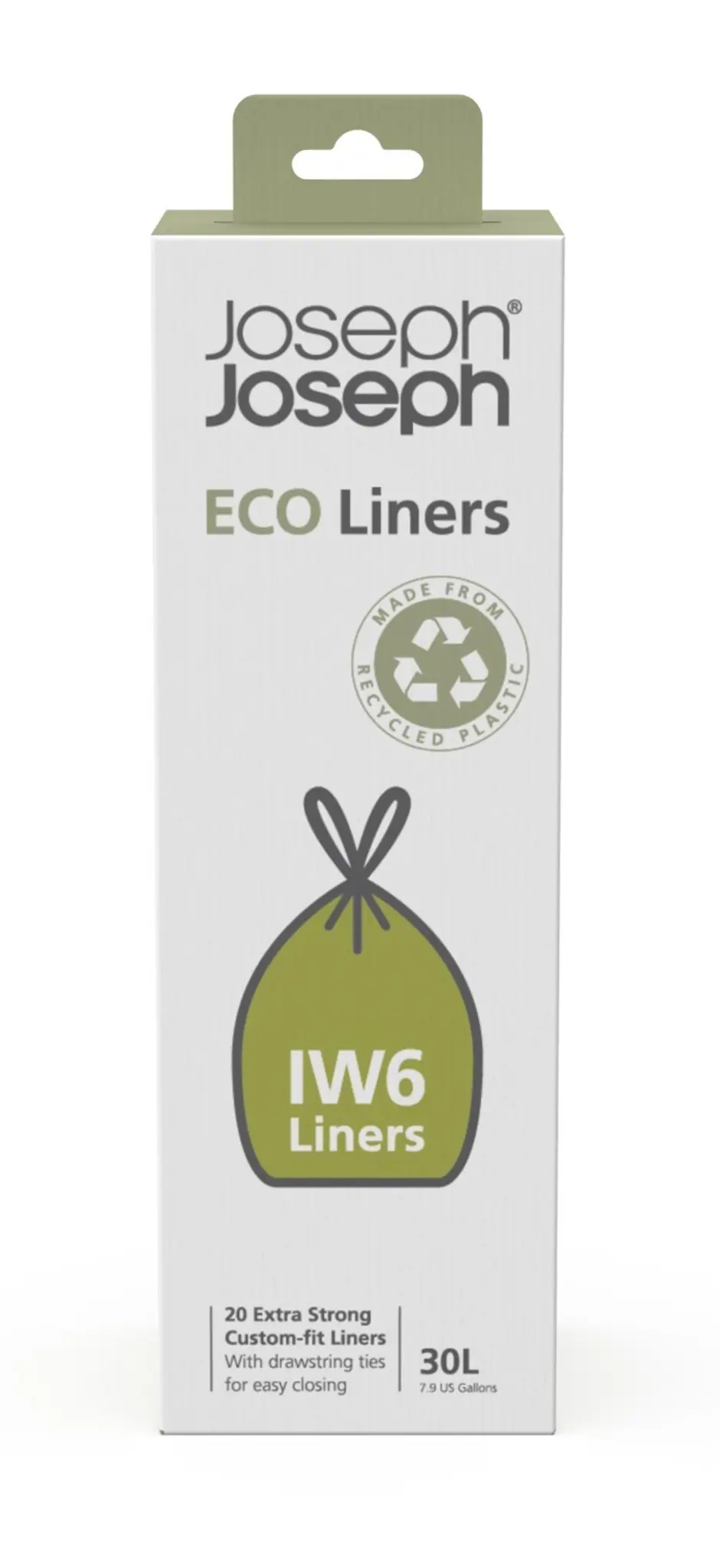 Bild von Joseph Joseph - IW4 Eco recy. Müllbeutel 30L 20 Stk. Grau