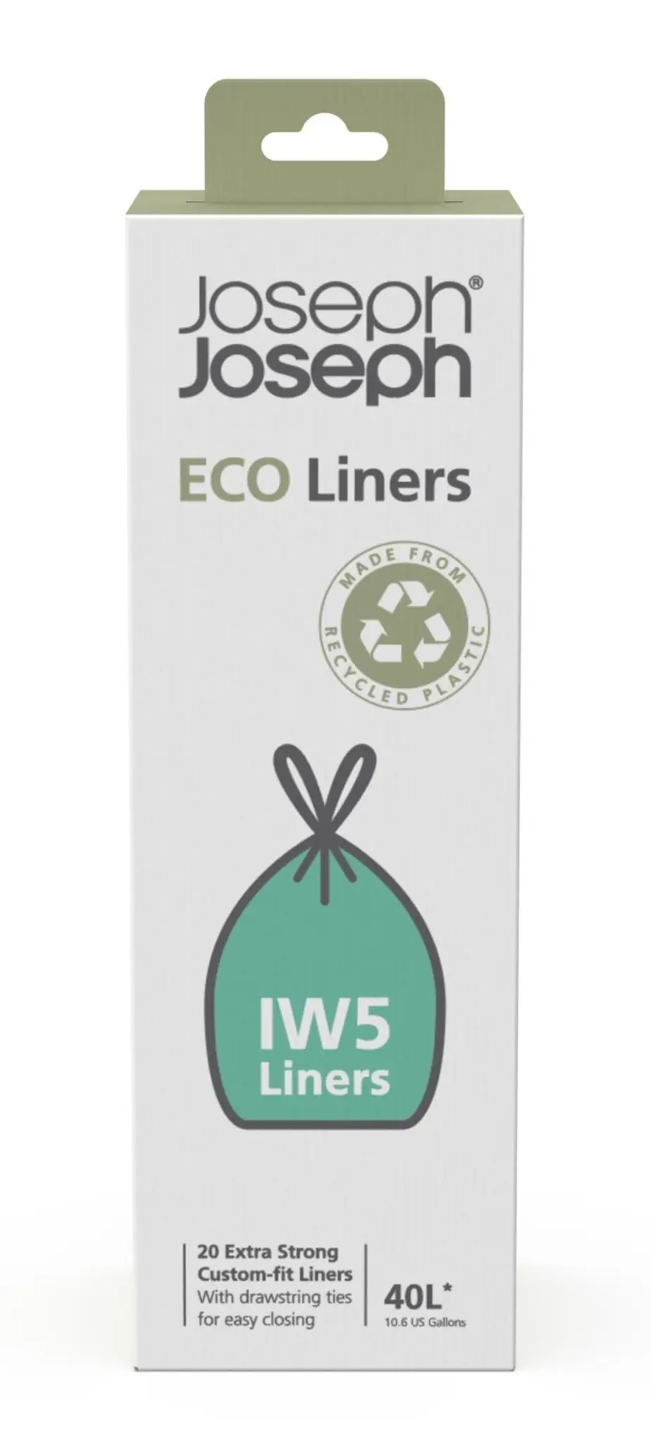 Bild von Joseph Joseph - IW4 Eco recy. Müllbeutel 40L 20 Stk. Grau