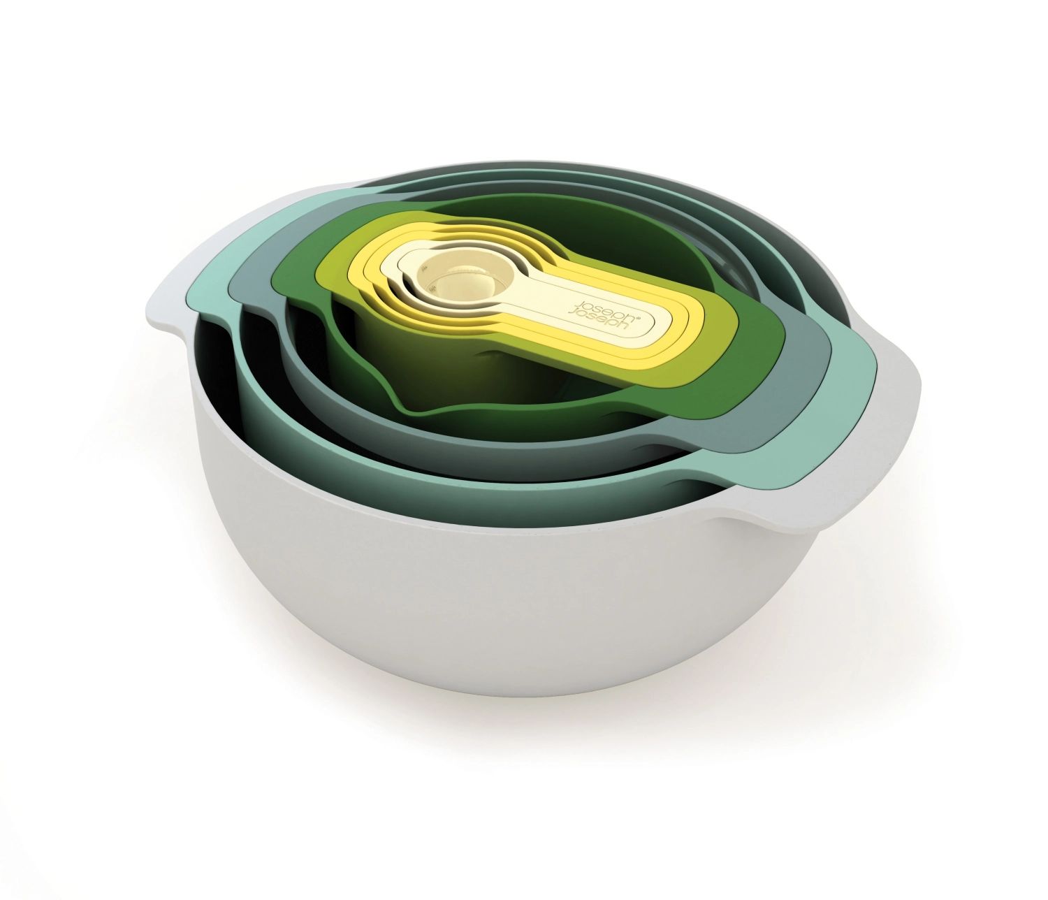 Bild von Joseph Joseph - Nest 9 Plus Opal Schüssel- Messlöffelset 9-tlg.