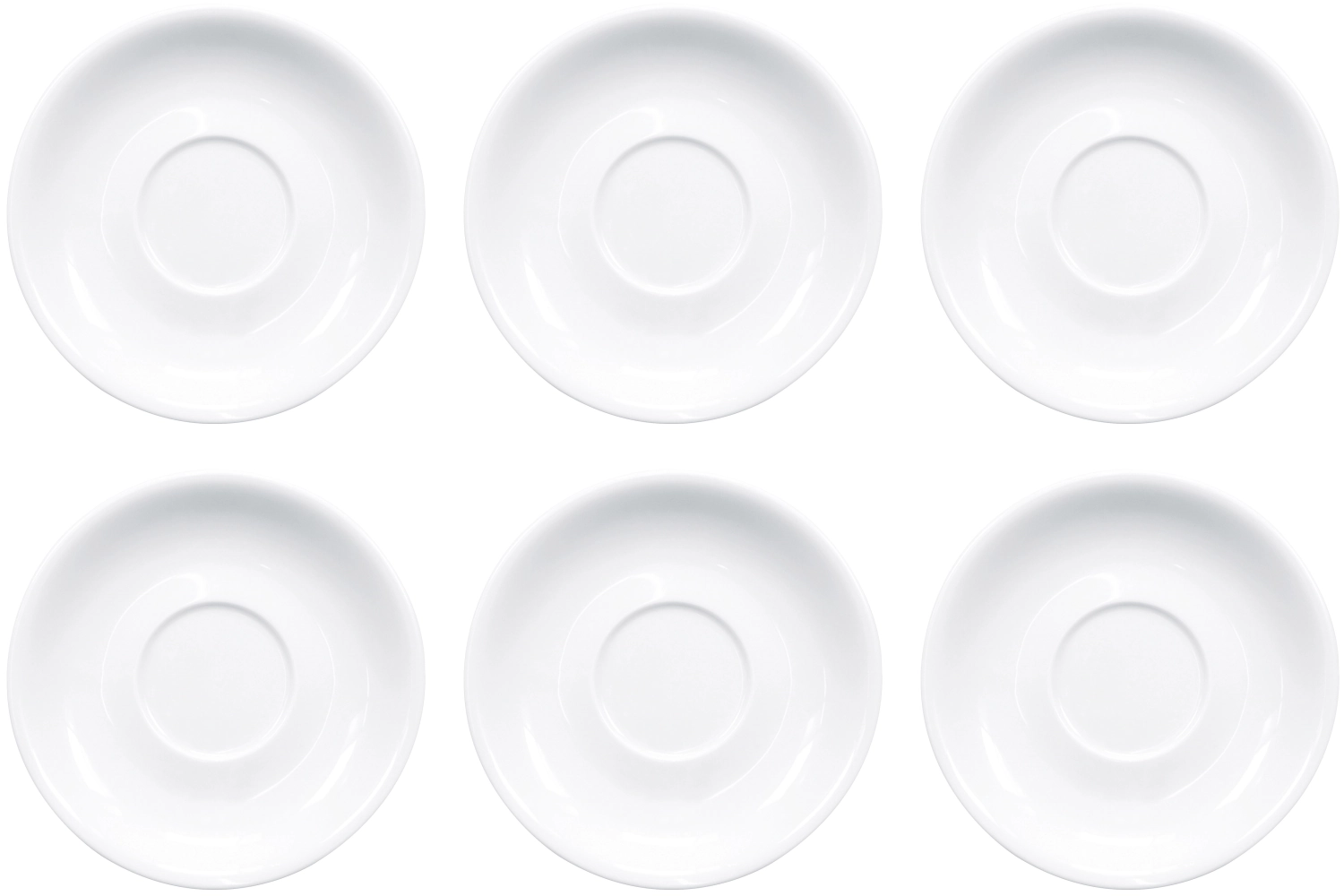Bild von Lagotto - 6er Set Italia Kaffee Untertasse 14.5 cm Aligro