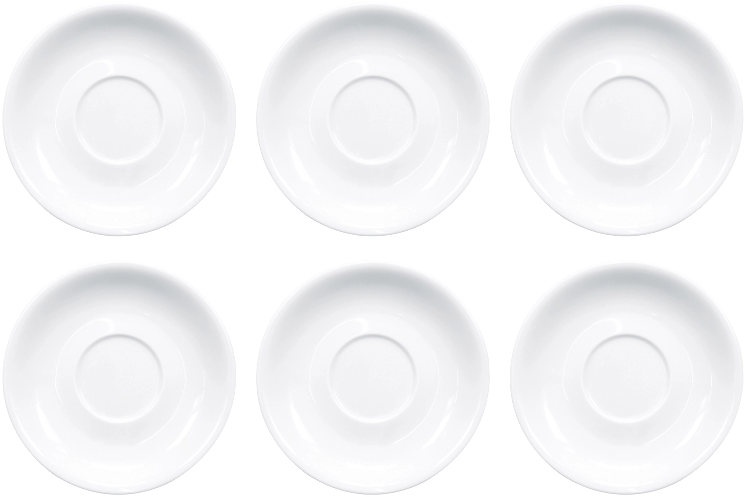 Bild von Lagotto - 6er Set Italia Mokka Untertasse 11.5 cm Aligro