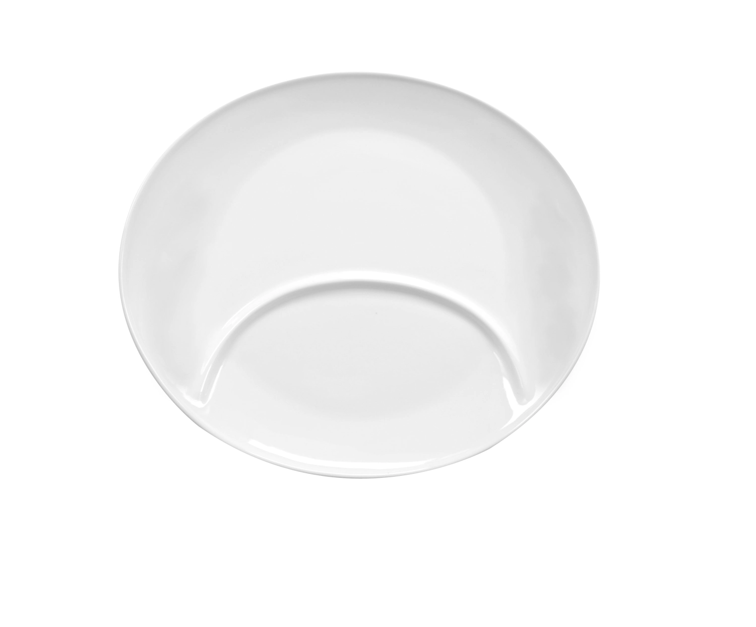 Bild von Lagotto - Fitnessteller oval unterteilt 32 cm weiss Porzellan