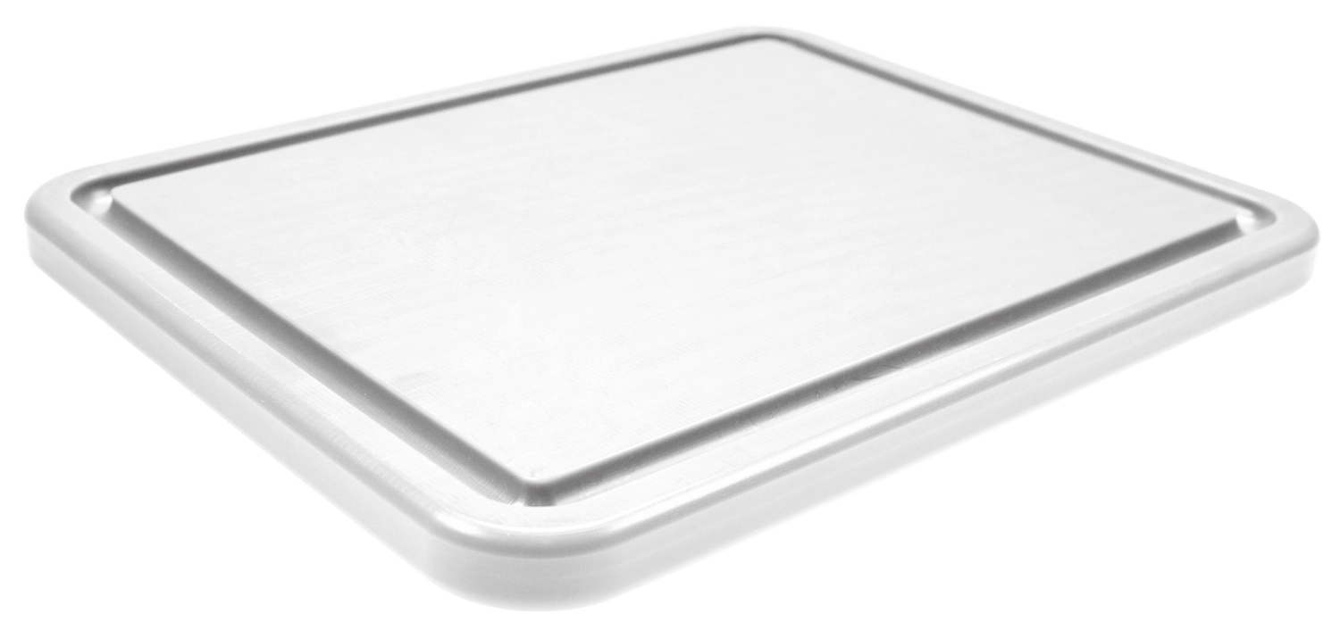 Image de Lagotto - Planche à découper GN 1/1 H 2 cm blanc avec rigole à jus