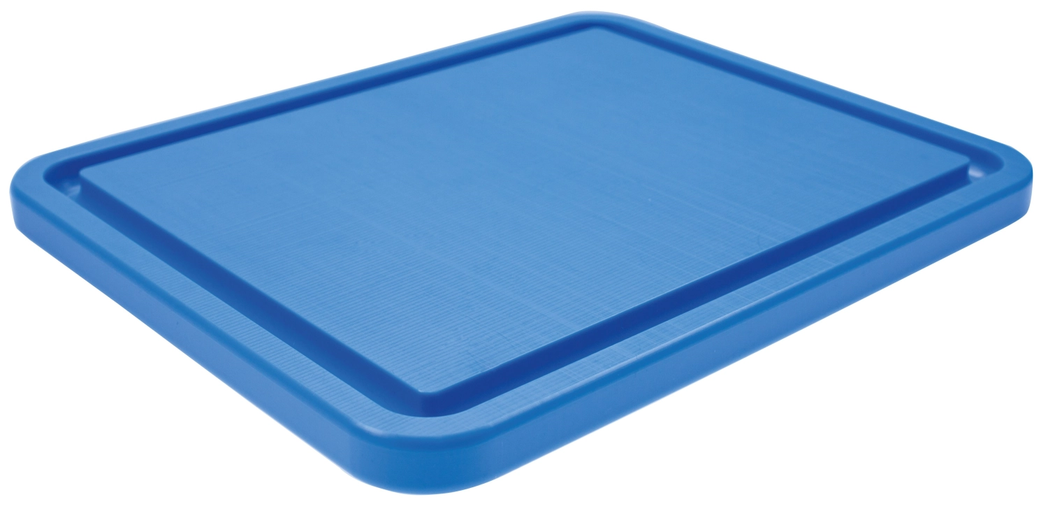 Image de Lagotto - Planche à découper GN 2/1 H 3 cm bleu avec rigole à jus