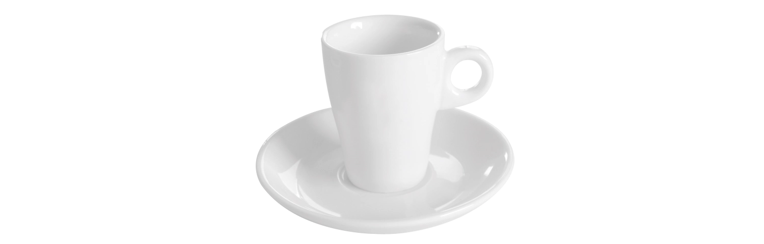 Immagine di Lagotto - Stella Espresso Tazza e Piattino 0.08 bianco antico