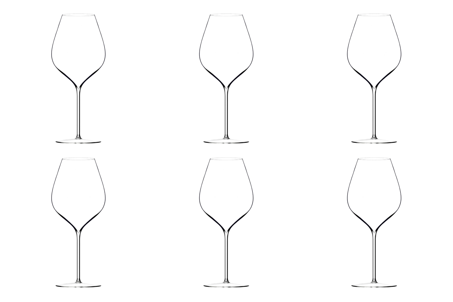 Bild von Lehmann Glass - 6er Set A. Lallement N1 Rotweinglas 77 cl mundgeblasen
