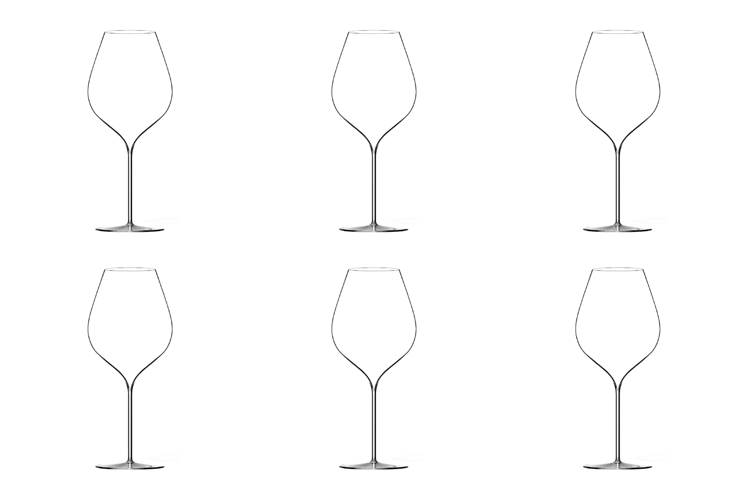 Bild von Lehmann Glass - 6er Set A. Lallement N2 Rotweinglas 60 cl mundgeblasen