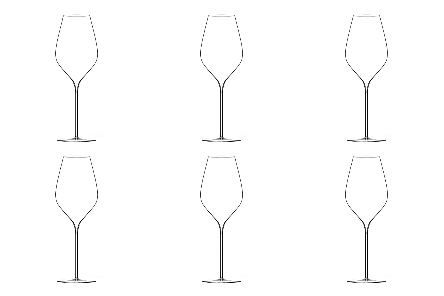 Bild von Lehmann Glass - 6er Set A. Lallement N4 Champagnerglas 43 cl mundgeblasen