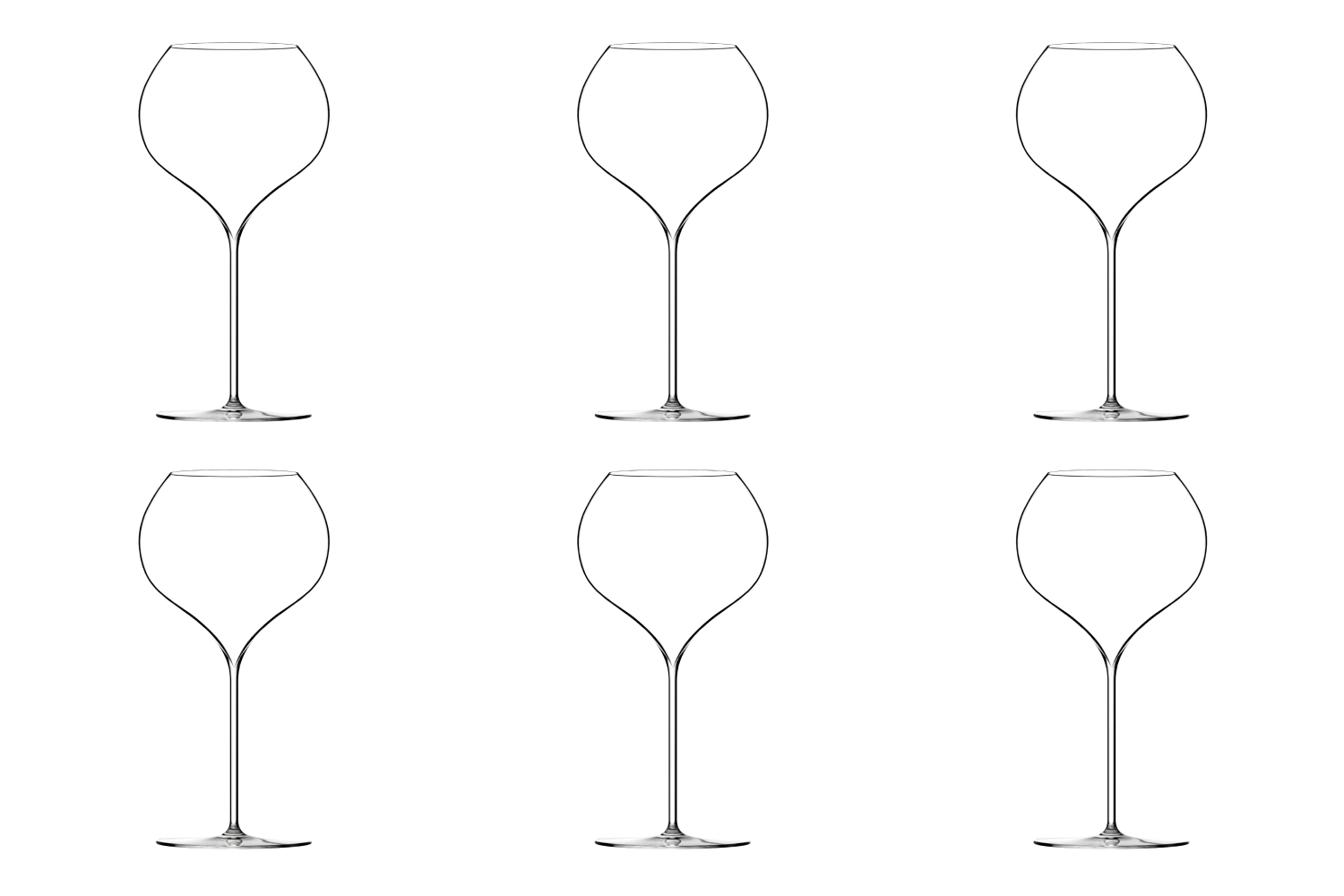 Bild von Lehmann Glass - 6er Set Jamesse Grand Blanc Weissweinglas 64 cl mundgeblasen
