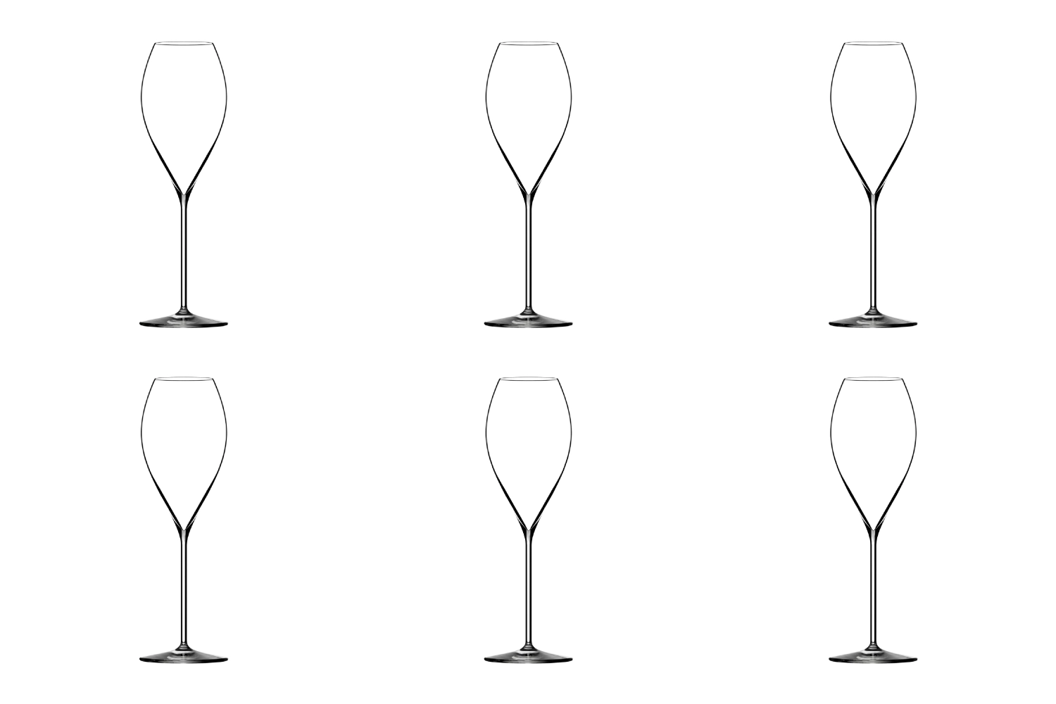 Image de Lehmann Glass - 6er Set Jamesse Initial verre à champagne 30 cl