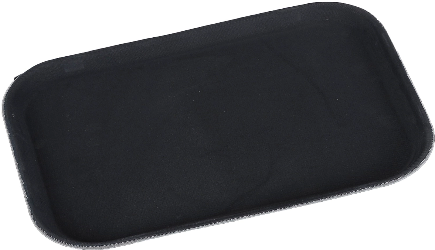 Bild von Linum - Serviertablett rechteckig rutschfest schwarz 35.6 x 25.5 x 2.2 cm