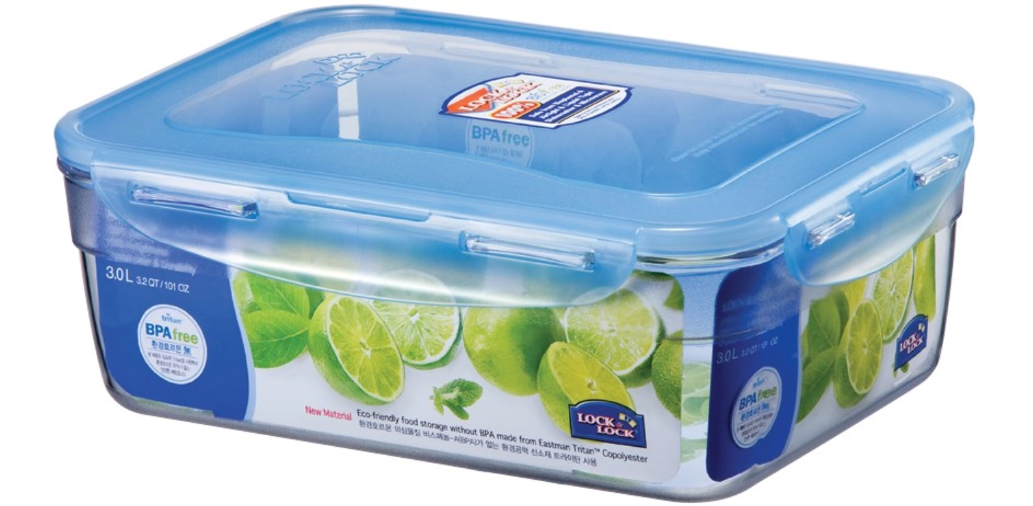 Image de Lock&Lock - Boîte de conservation professionnelle empilable 3 lt 26.5 x 19 x 9.4 cm