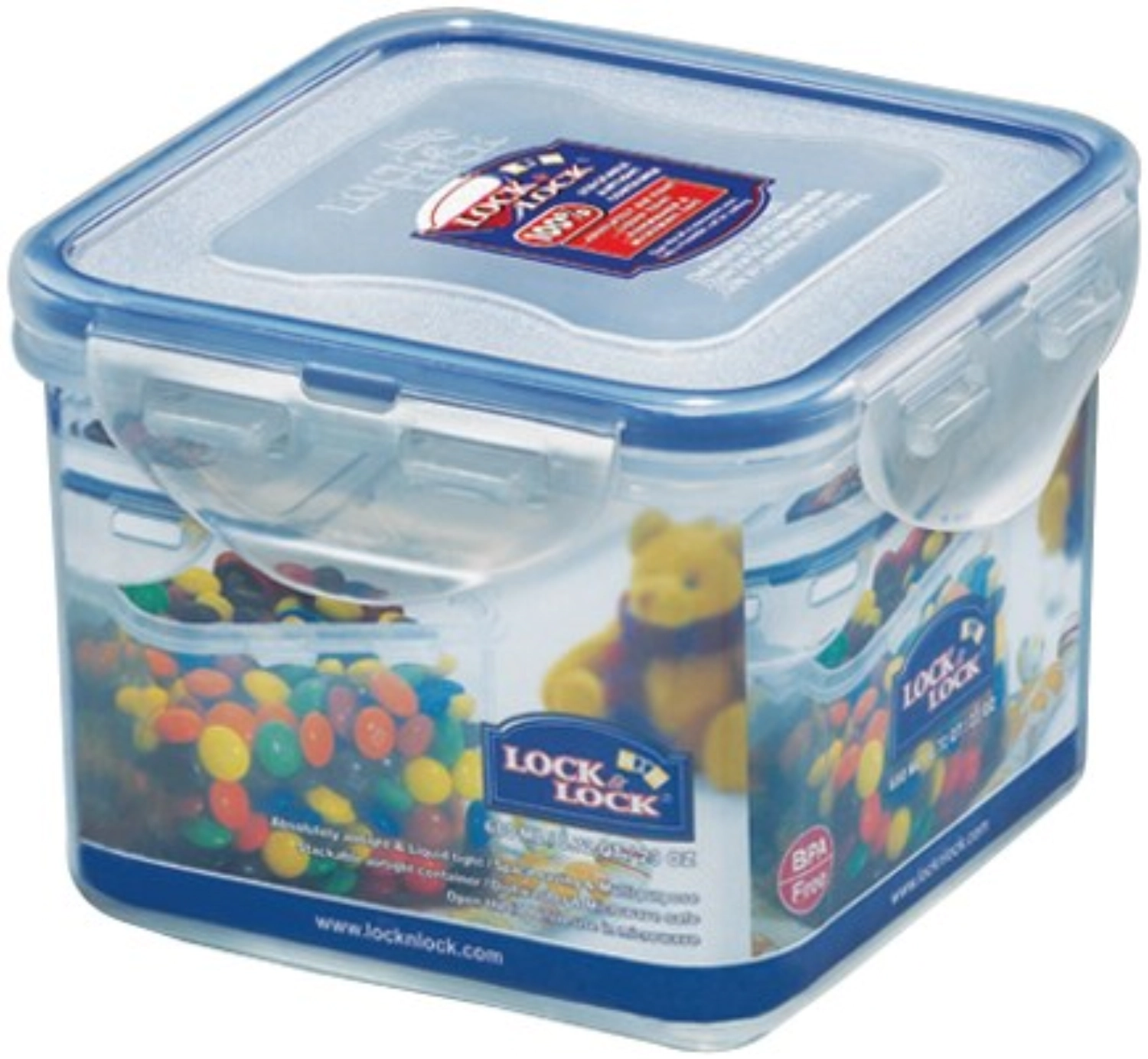 Picture of Lock&Lock - Storage Container Square 0.68 L 12.1 x 12.1 x 8.7 cm