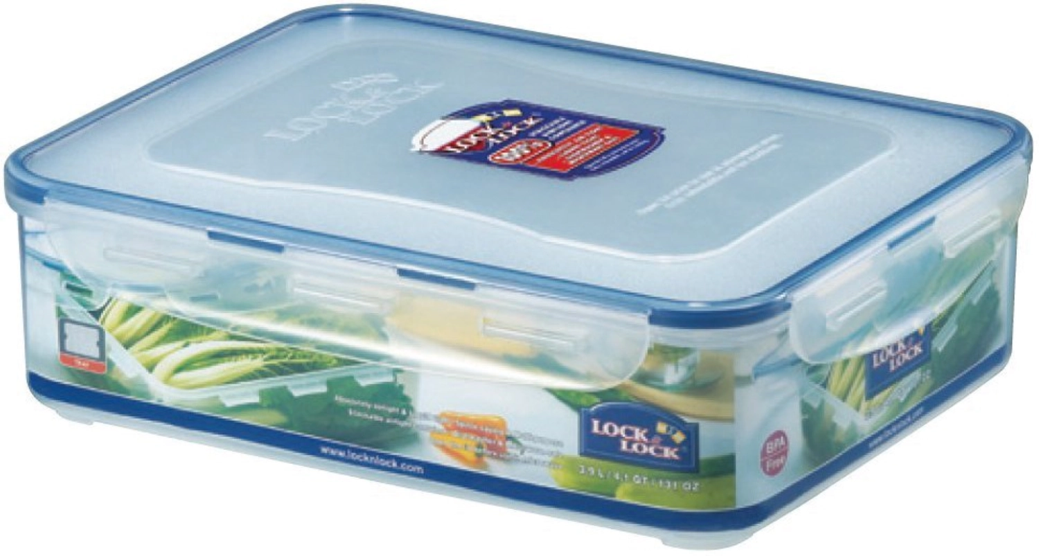 Immagine di Lock&Lock - Contenitore rettangolare 3.9 lt con inserto scolapiatti 29.5 x 23 x 8.4 cm