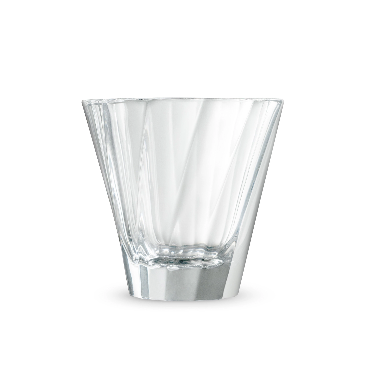 Bild von Loveramics - Twisted Cappuccino Glas 180 ml klar