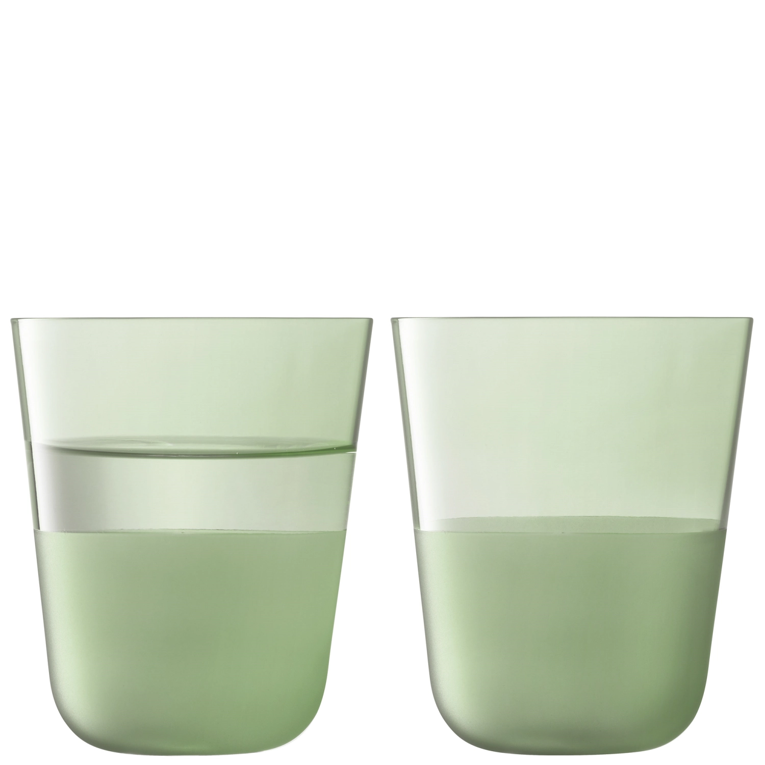 Image de LSA - 2er Set Arc Contrast Verres à boire 380 ml moss