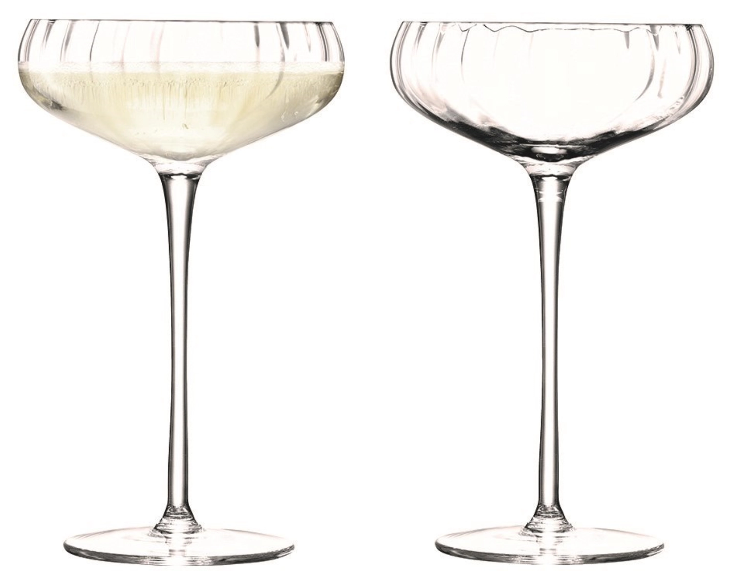Bild von LSA - 2er Set Aurelia Sektschale 300 ml optik transparent