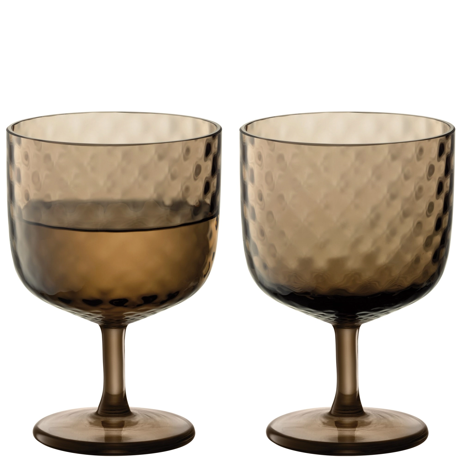 Image de LSA - 2er Set Dapple Verre à vin 325 ml earth brown