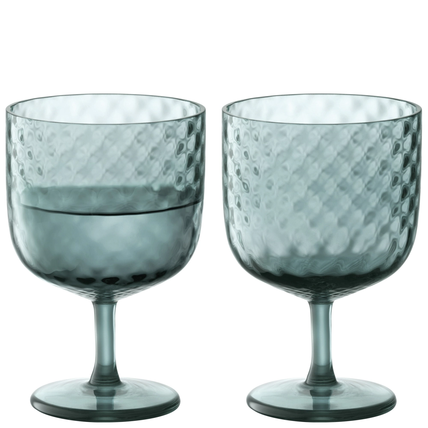 Image de LSA - 2er Set Dapple Verre à vin 325 ml water blue