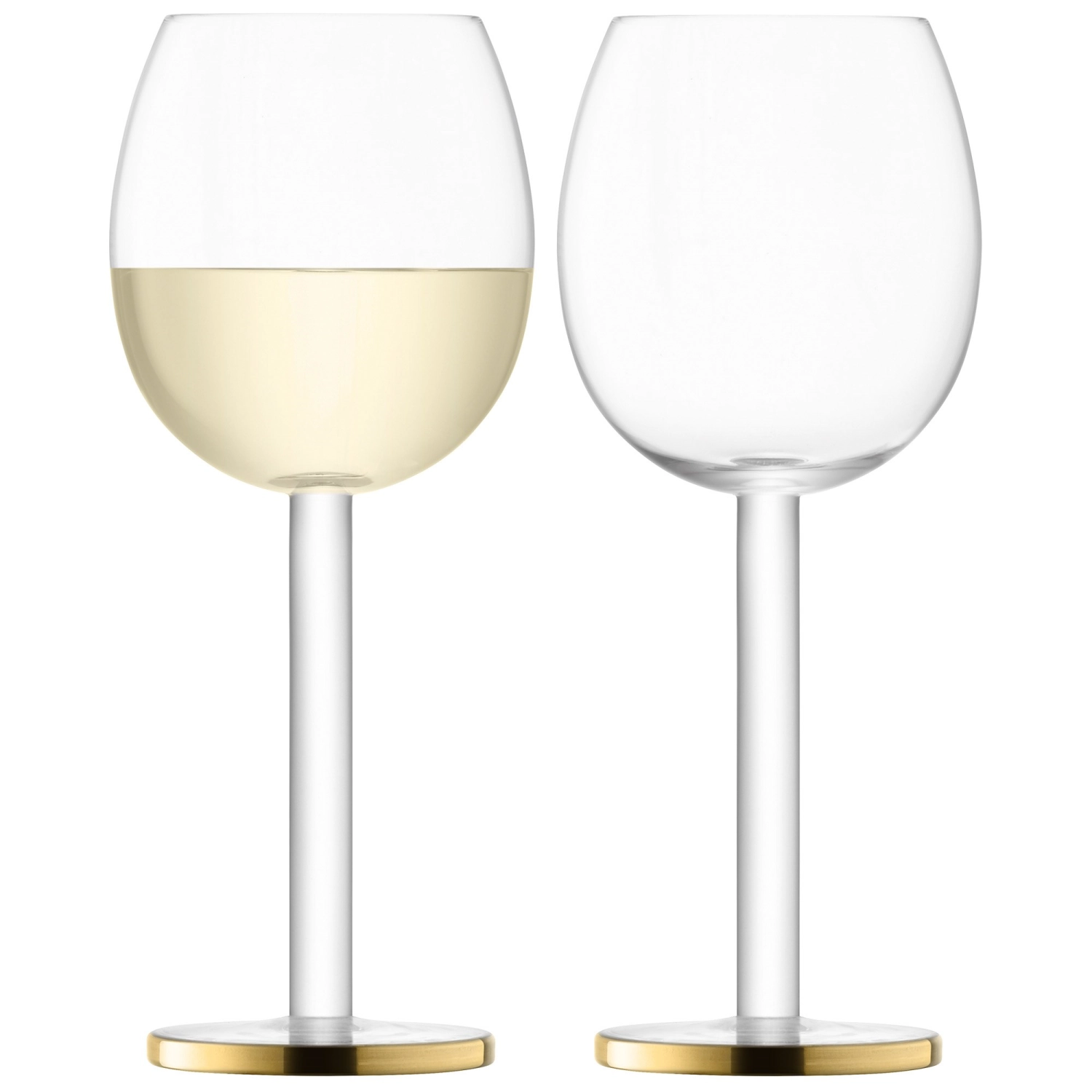 Bild von LSA - 2er Set Luca Weinglas 300 ml gold