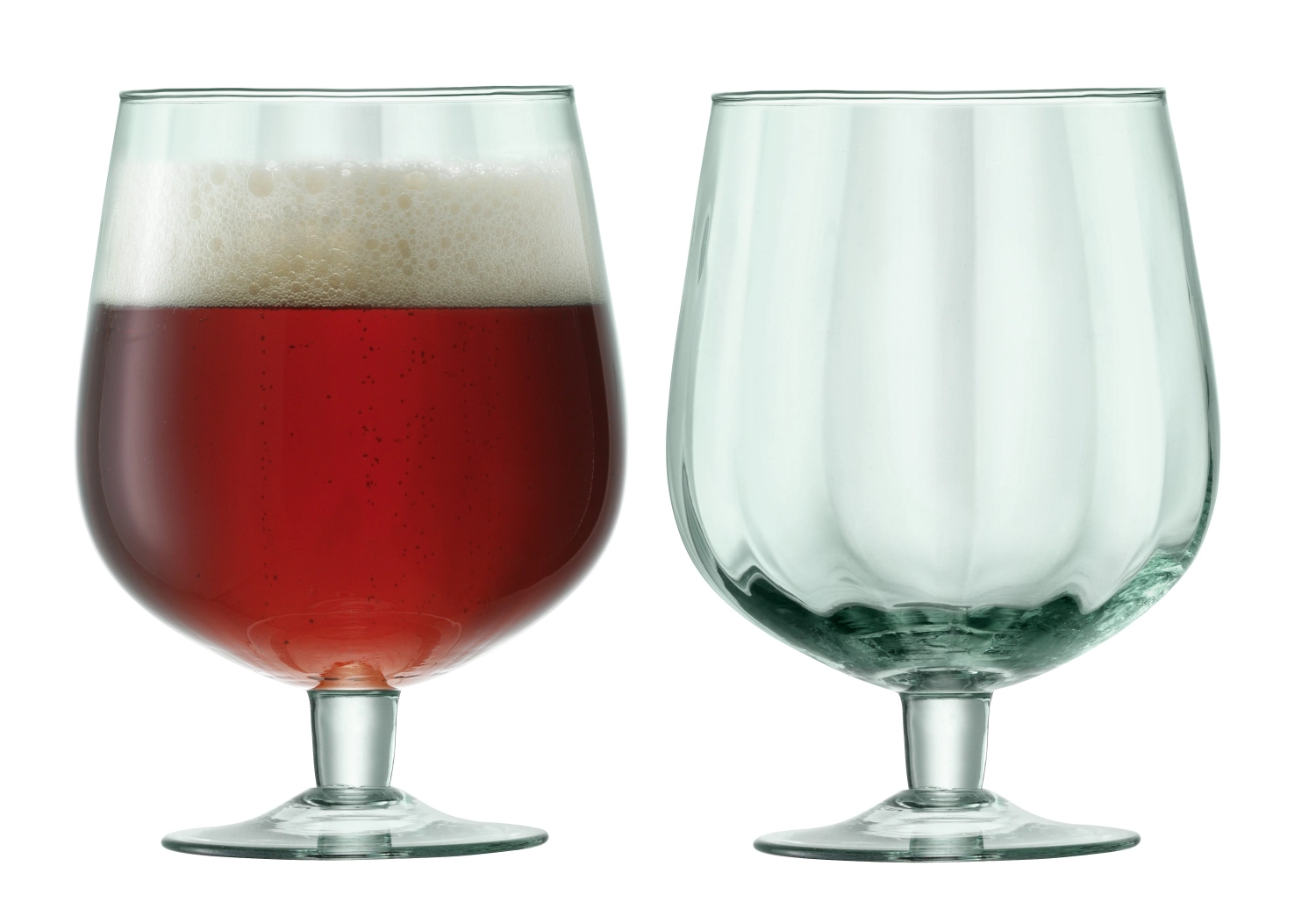 Bild von LSA - 2er Set Mia Bierglas 750 ml recy. Optik