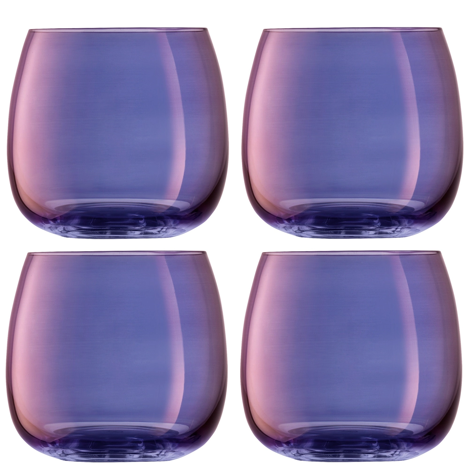 Image de LSA - 4er Set Aurora Verres 370 ml polar violet