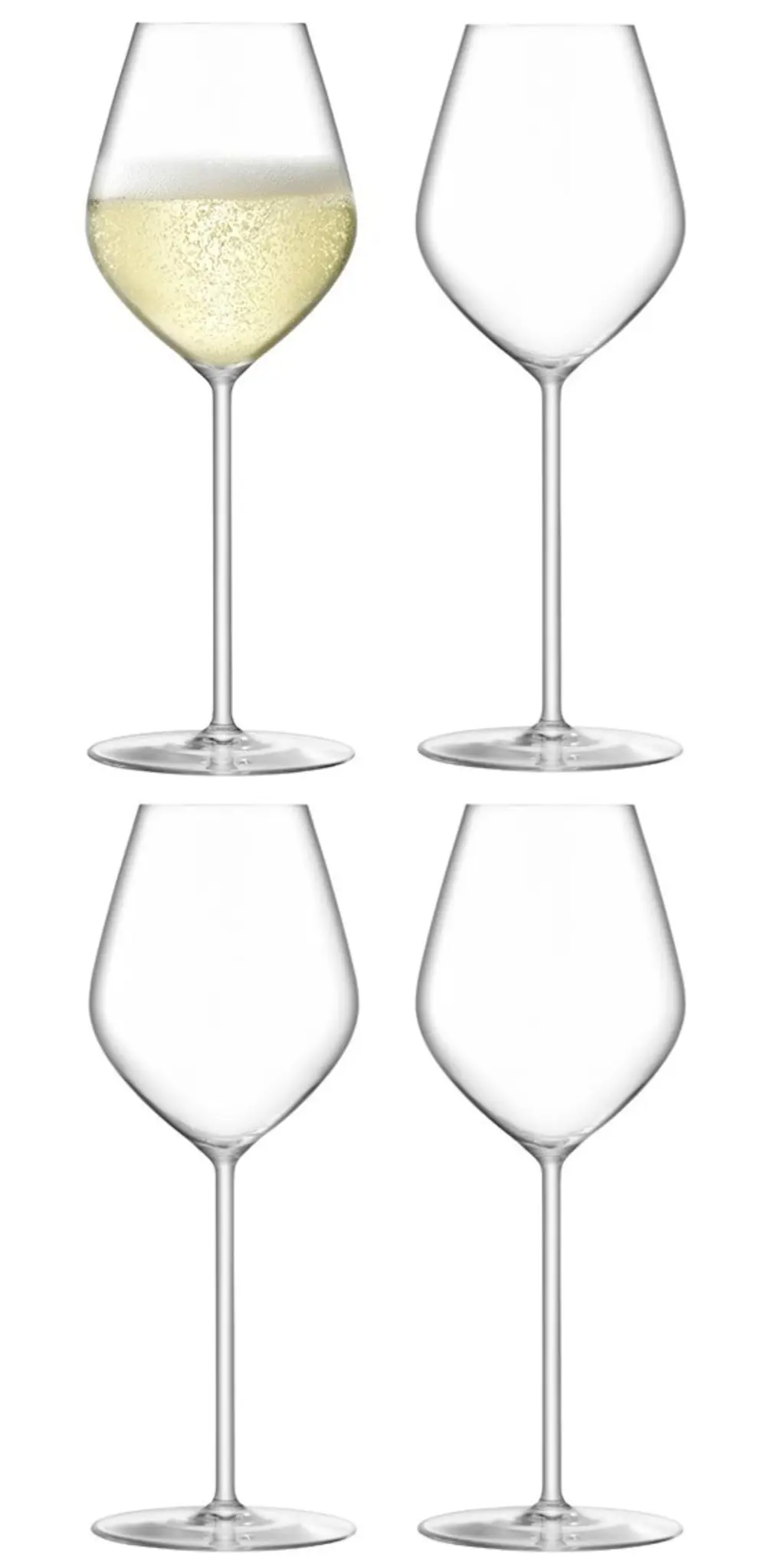 Image de LSA - 4er Set Borough verre à champagne 285 ml transparent
