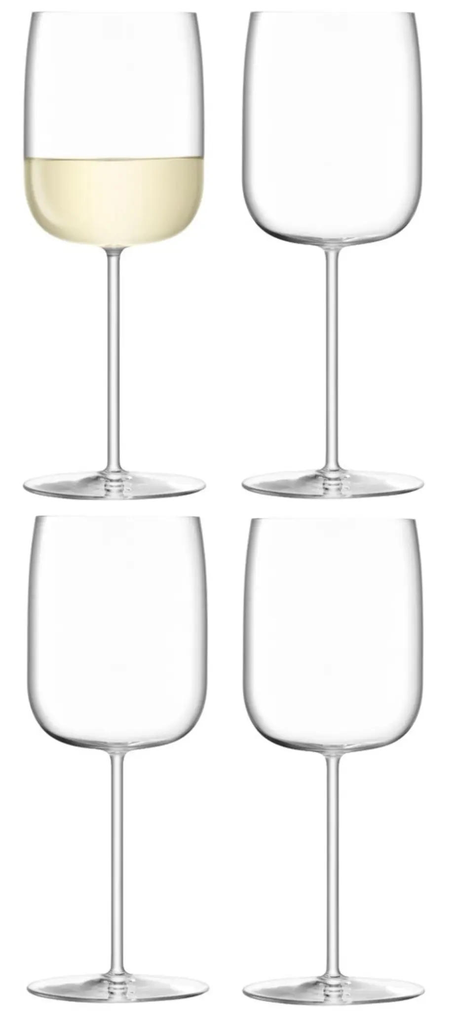 Image de LSA - 4er Set Borough Verre à vin 380 ml transparent