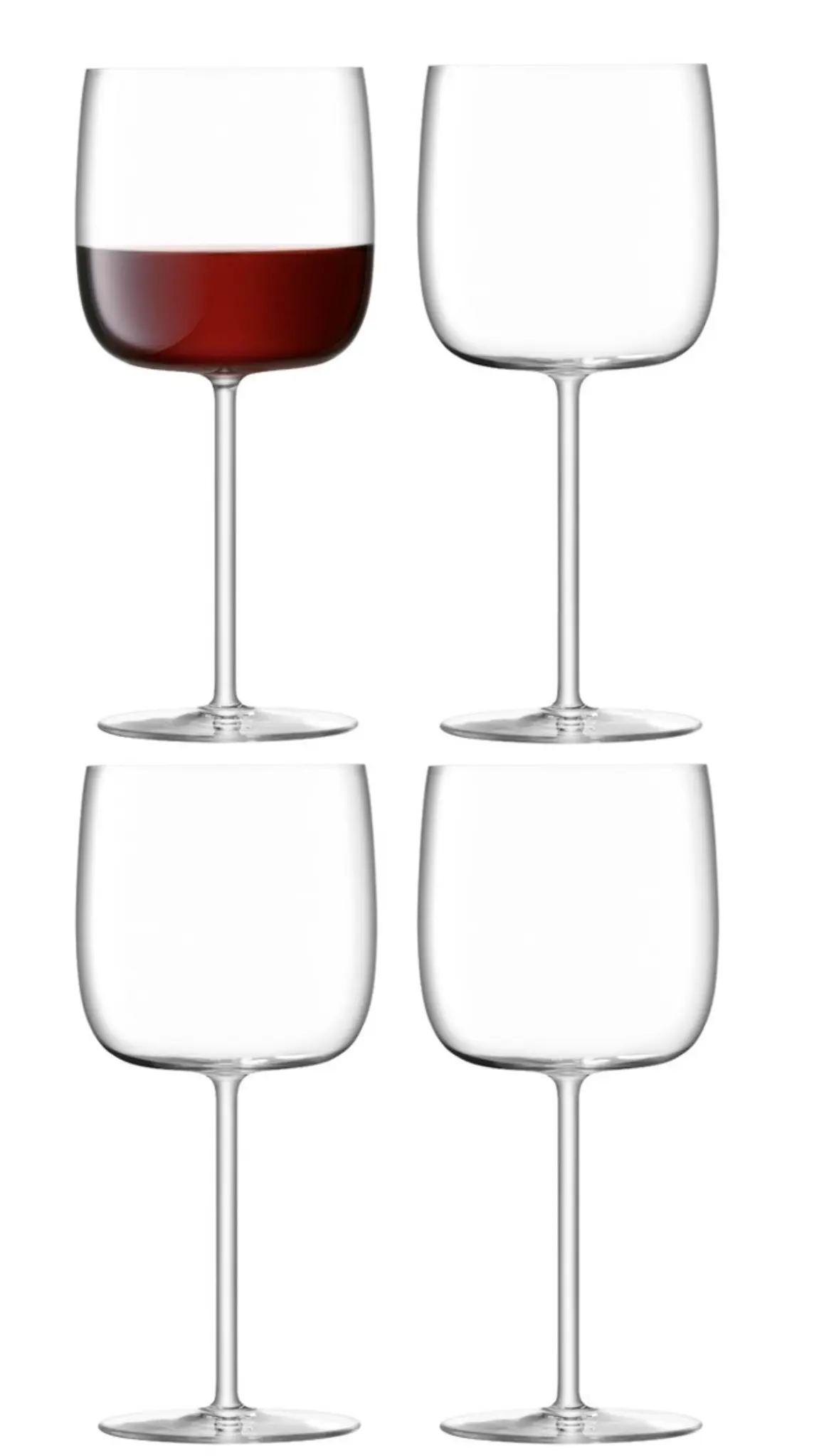 Image de LSA - 4er Set Borough Verre à vin 450 ml transparent