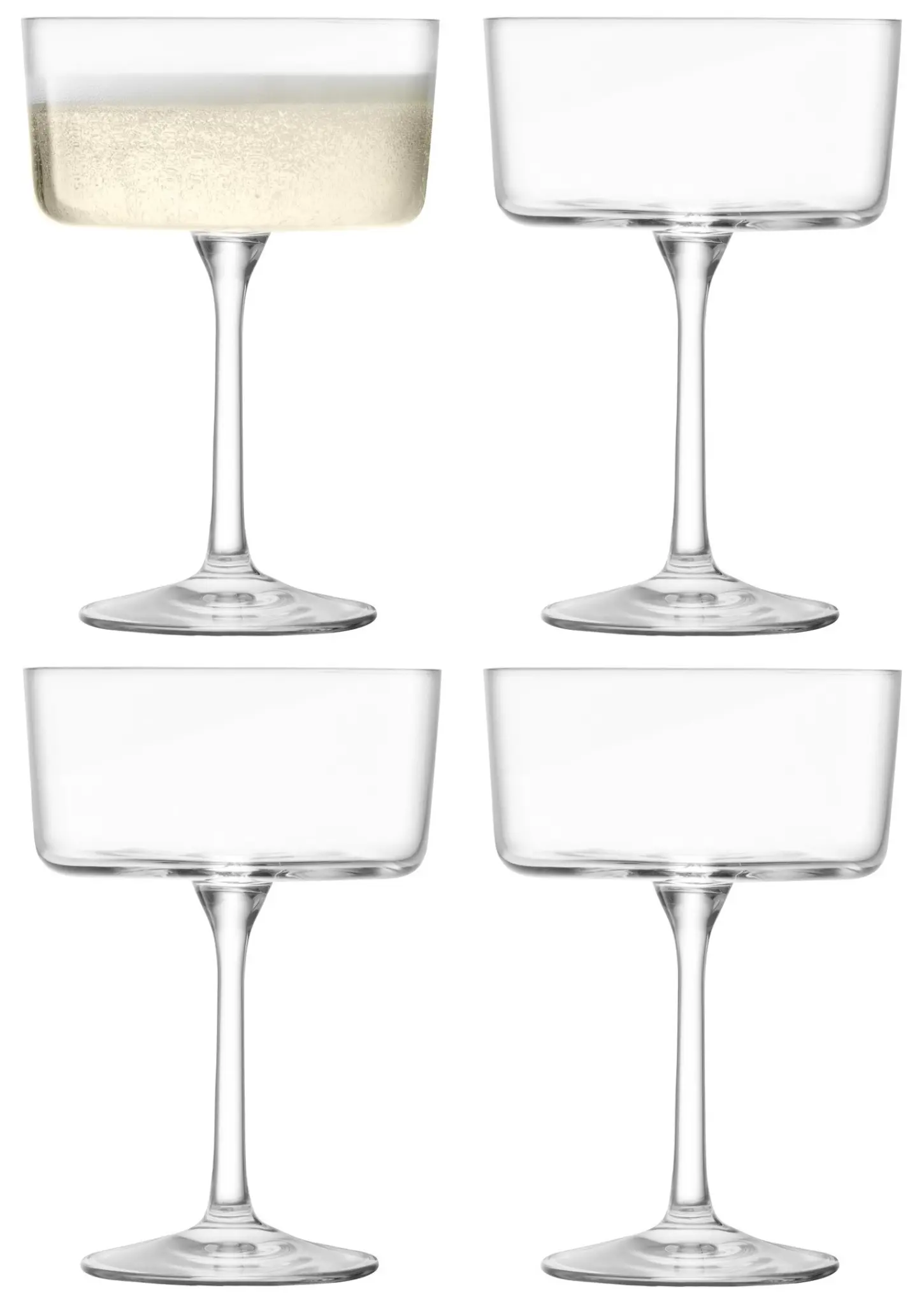 Bild von LSA - 4er Set Gio Champagner/Cocktail Glas 230 ml transparent