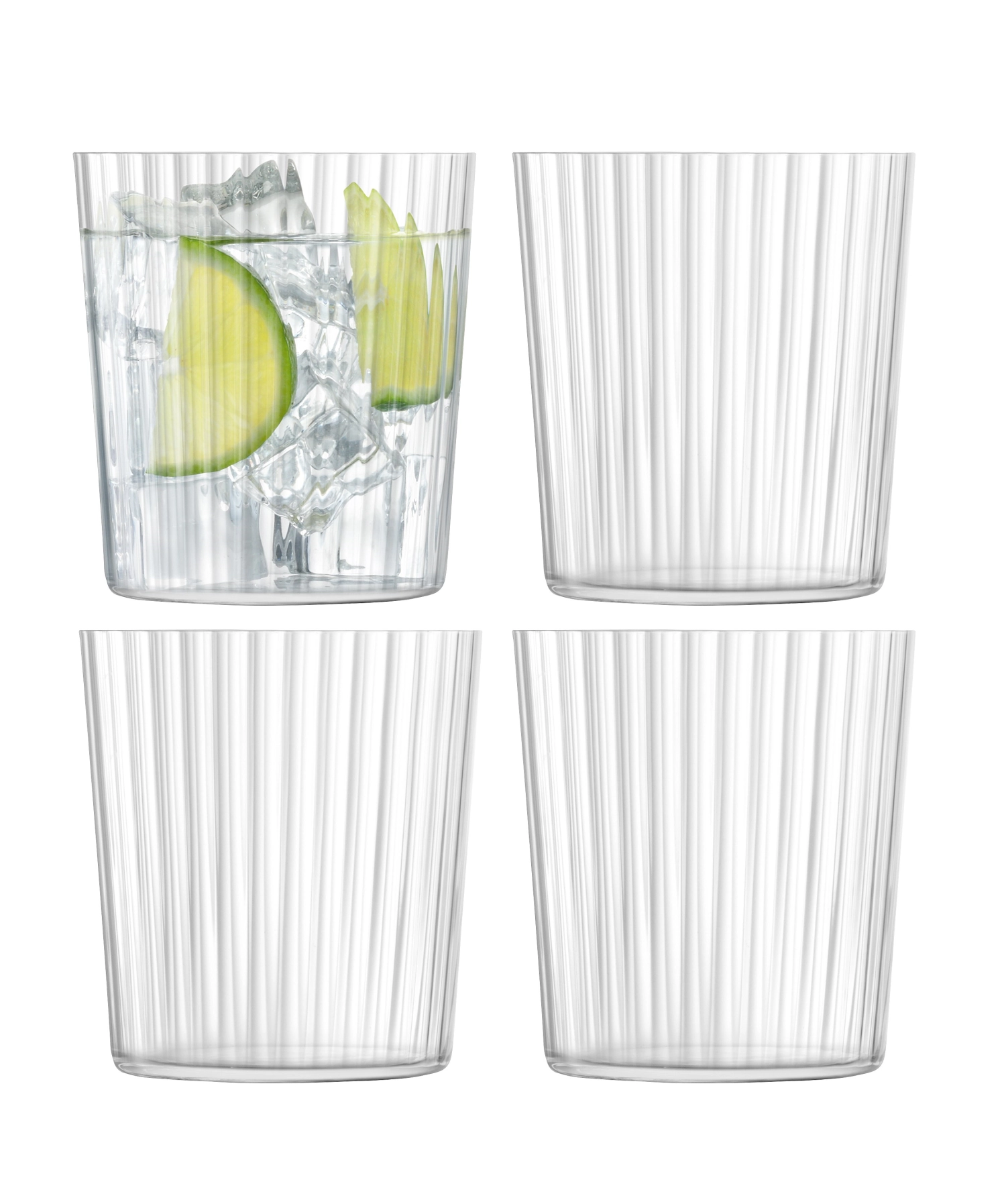 Bild von LSA - 4er Set Gio Line Trinkbecher mittel 390 ml transparent